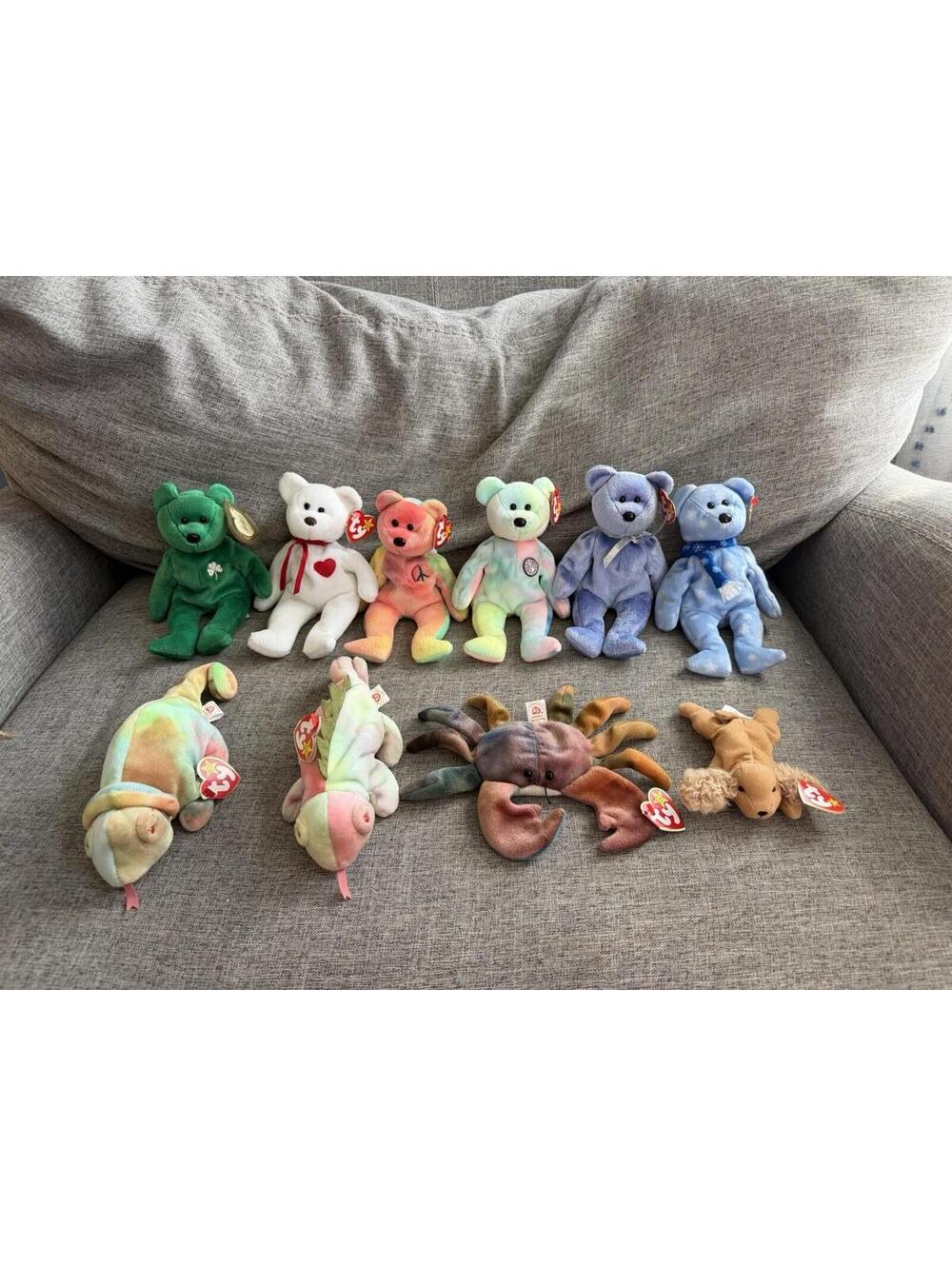 Ty Beanie Babies Lot 9 With Tags Good Condition